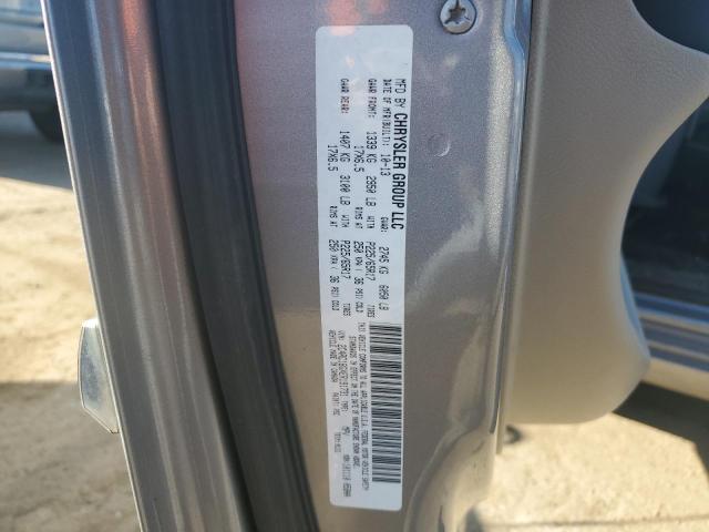 2C4RC1BGXER191731 - 2014 CHRYSLER TOWN & COU TOURING SILVER photo 13