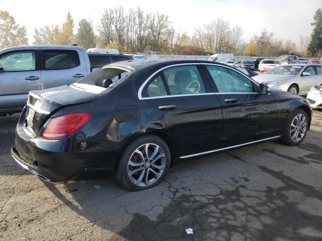 55SWF4JB0FU049689 - 2015 MERCEDES-BENZ C 300 BLACK photo 3