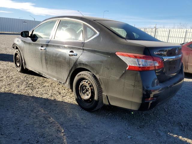 3N1AB7AP4DL785413 - 2013 NISSAN SENTRA S BLACK photo 2