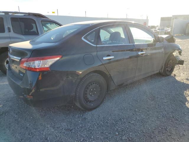 3N1AB7AP4DL785413 - 2013 NISSAN SENTRA S BLACK photo 3