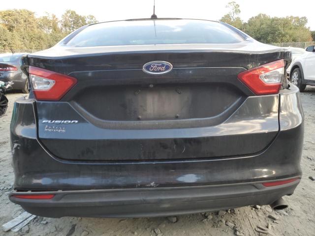 1FA6P0G72F5105570 - 2015 FORD FUSION S BLACK photo 6