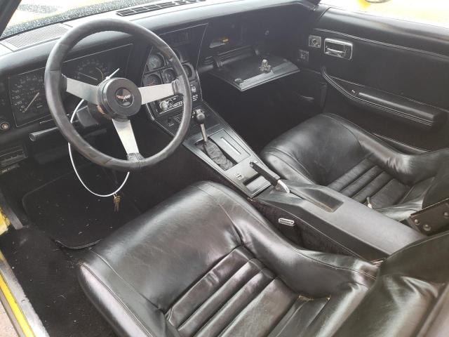 128789S436757 - 1979 CHEVROLET CORVETTE YELLOW photo 8