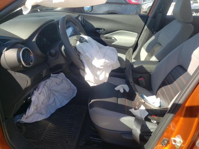 3N1CP5DV6PL496899 - 2023 NISSAN KICKS SR ORANGE photo 7