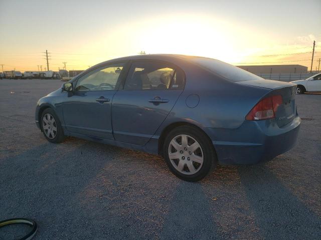 1HGFA16528L009729 - 2008 HONDA CIVIC LX BLUE photo 2