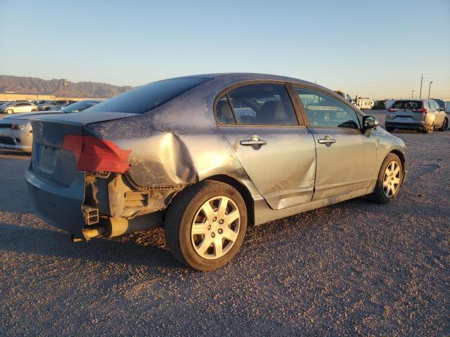 1HGFA16528L009729 - 2008 HONDA CIVIC LX BLUE photo 3