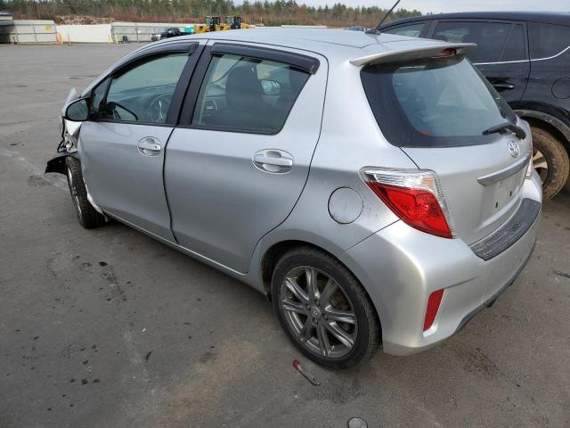 JTDKTUD35CD510644 - 2012 TOYOTA YARIS SILVER photo 2