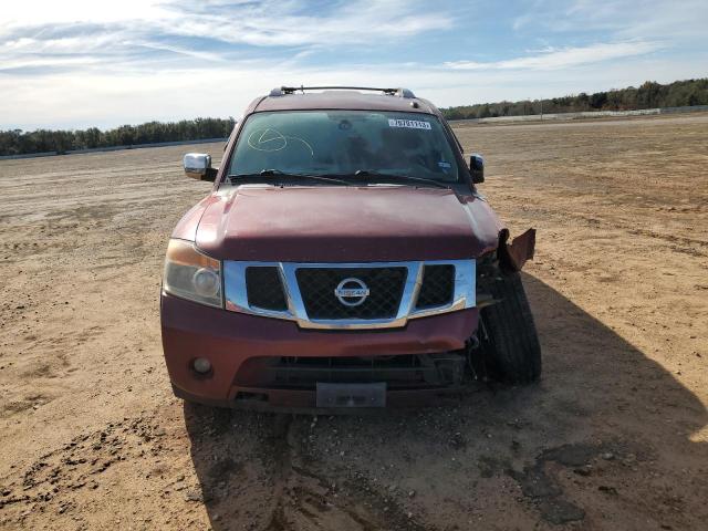 5N1BA0ND6AN621115 - 2010 NISSAN ARMADA SE BURGUNDY photo 5