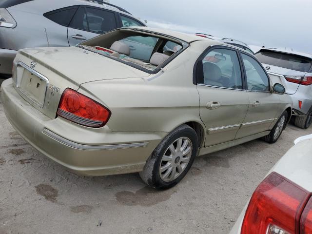 KMHWF35H74A029127 - 2004 HYUNDAI SONATA GLS TAN photo 3