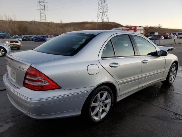 WDBRF92H67F883282 - 2007 MERCEDES-BENZ C 280 4MATIC SILVER photo 3