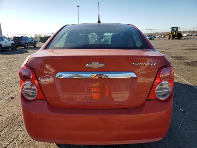 1G1JC5SHXC4148352 - 2012 CHEVROLET SONIC LT ORANGE photo 6