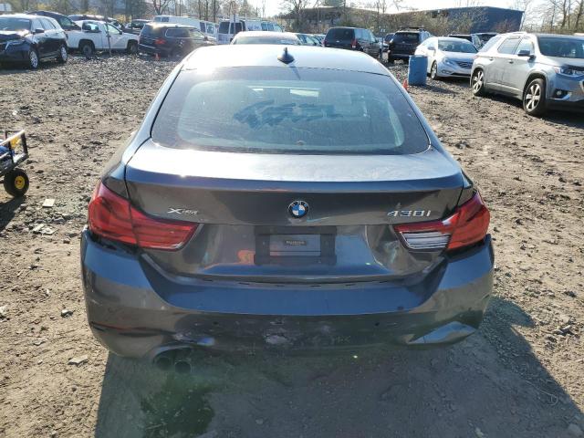 WBA4J3C50JBG91480 - 2018 BMW 430XI GRAN COUPE GRAY photo 6