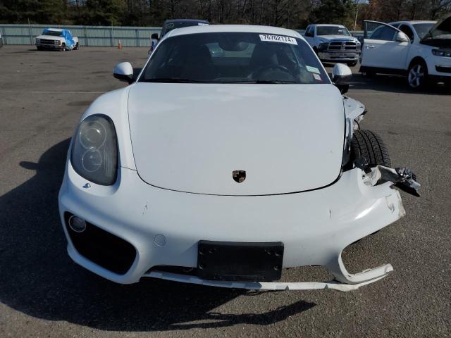 WP0AA2A87FK163789 - 2015 PORSCHE CAYMAN WHITE photo 5