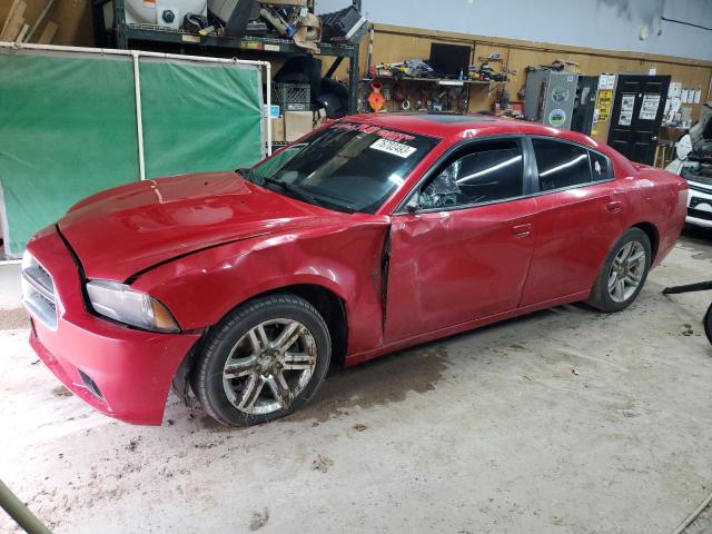 2B3CL3CG0BH555013 - 2011 DODGE CHARGER RED photo 1