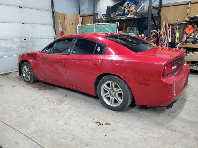 2B3CL3CG0BH555013 - 2011 DODGE CHARGER RED photo 2