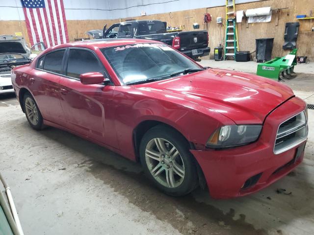 2B3CL3CG0BH555013 - 2011 DODGE CHARGER RED photo 4