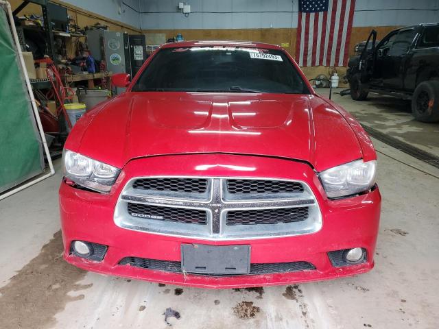 2B3CL3CG0BH555013 - 2011 DODGE CHARGER RED photo 5