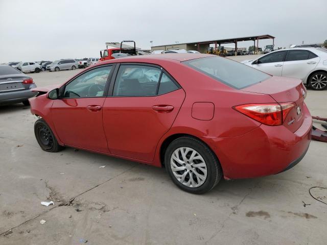 2T1BURHE5HC812008 - 2017 TOYOTA COROLLA L RED photo 2