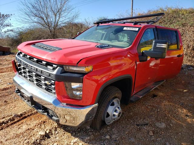 1GB4WREY6PF191891 - 2023 CHEVROLET SILVERADO C3500 RED photo 1