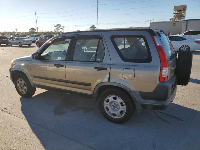 JHLRD68536C028321 - 2006 HONDA CR-V LX TAN photo 2