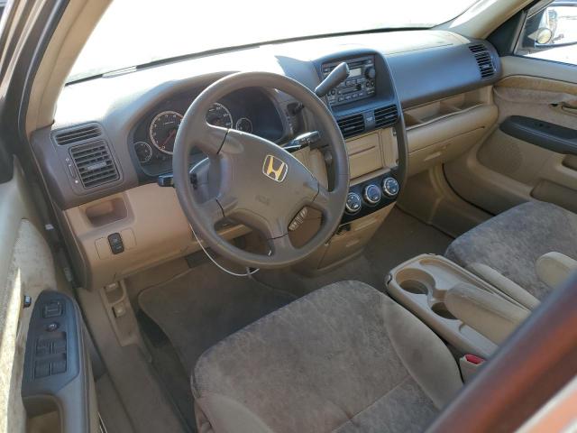 JHLRD68536C028321 - 2006 HONDA CR-V LX TAN photo 8