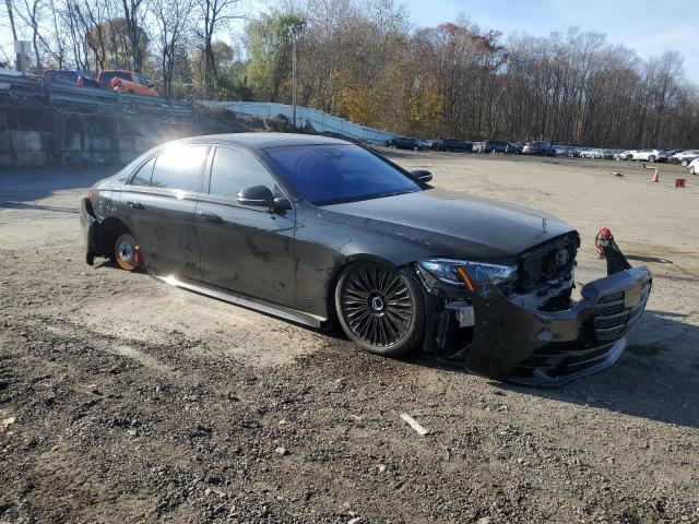 W1K6G7GBXMA034670 - 2021 MERCEDES-BENZ S 580 4MATIC BLACK photo 4