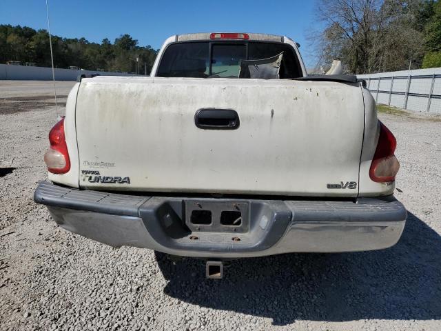 5TBRT34124S440512 - 2004 TOYOTA TUNDRA ACCESS CAB SR5 WHITE photo 6