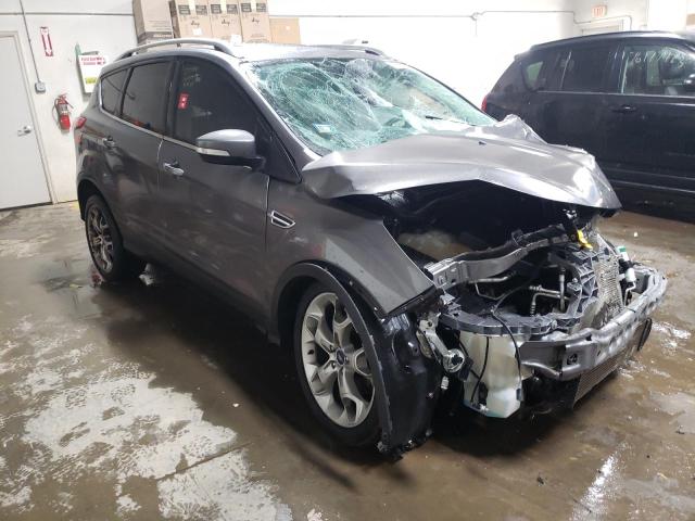 1FMCU0J95EUA27947 - 2014 FORD ESCAPE TITANIUM GRAY photo 4