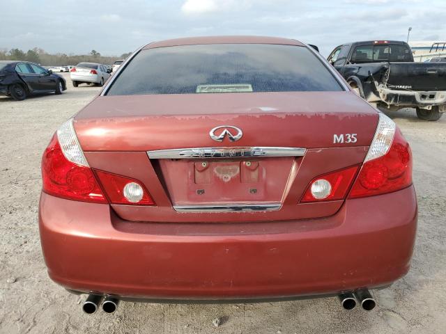 JNKAY01E77M305861 - 2007 INFINITI M35 BASE BURGUNDY photo 6