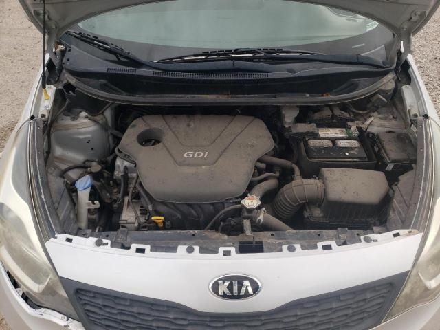 KNADM4A31F6453214 - 2015 KIA RIO LX SILVER photo 11