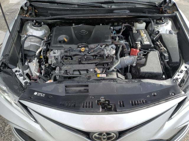 4T1R11AK4MU591339 - 2021 TOYOTA CAMRY LE SILVER photo 11