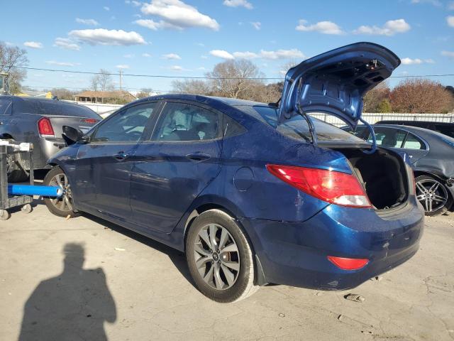 KMHCU4AE7GU093262 - 2016 HYUNDAI ACCENT SE BLUE photo 2