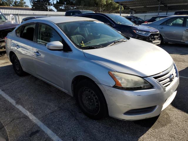 3N1AB7AP5FY231402 - 2015 NISSAN SENTRA S SILVER photo 4