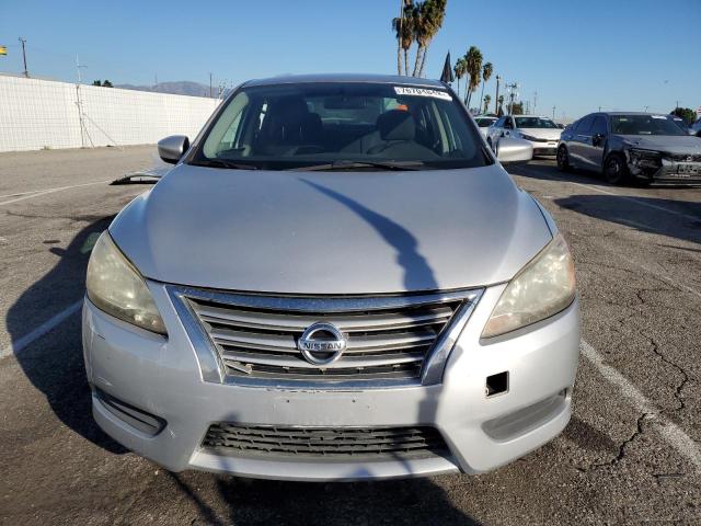 3N1AB7AP5FY231402 - 2015 NISSAN SENTRA S SILVER photo 5