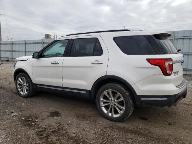 1FM5K8F84JGC85916 - 2018 FORD EXPLORER LIMITED WHITE photo 2