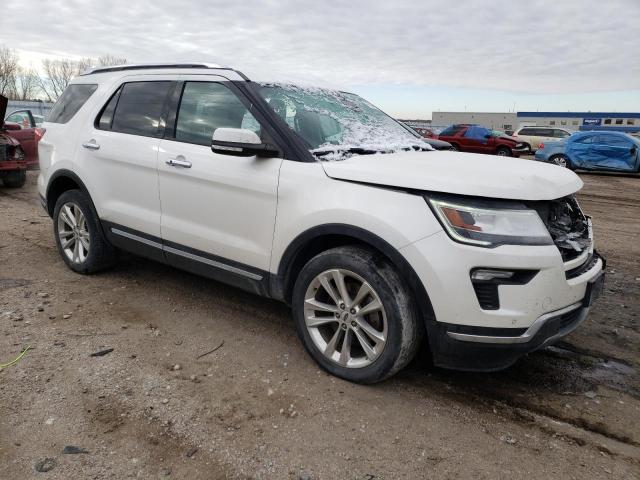 1FM5K8F84JGC85916 - 2018 FORD EXPLORER LIMITED WHITE photo 4