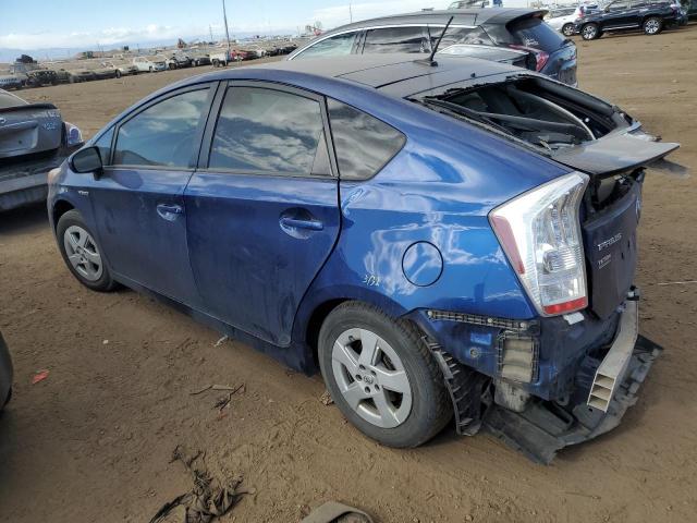 JTDKN3DU4B1407390 - 2011 TOYOTA PRIUS BLUE photo 2