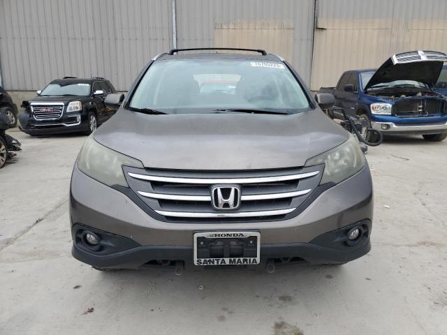 5J6RM3H78CL009184 - 2012 HONDA CR-V EXL GRAY photo 5