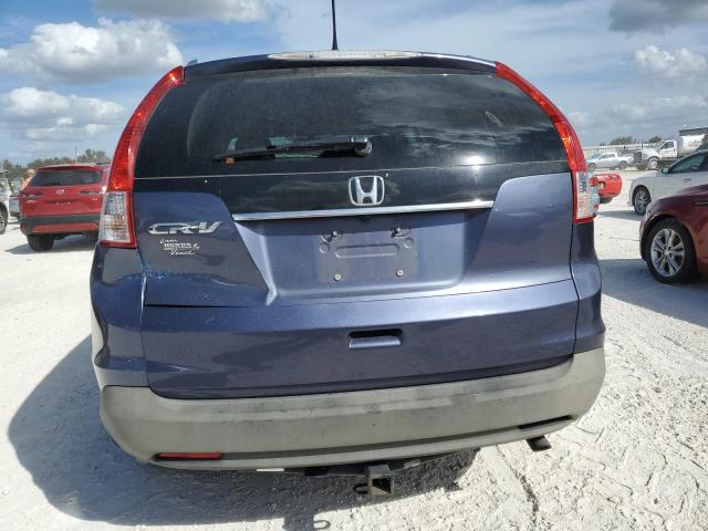 JHLRM3H74CC005822 - 2012 HONDA CR-V EXL BLUE photo 6