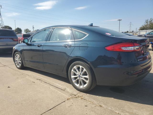 3FA6P0HD7LR253727 - 2020 FORD FUSION SE BLUE photo 2