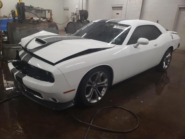 2C3CDZJG8NH112392 - 2022 DODGE CHALLENGER GT WHITE photo 1