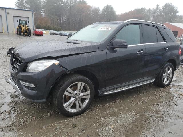 4JGDA5HB3FA592722 - 2015 MERCEDES-BENZ ML 350 4MATIC BLACK photo 1