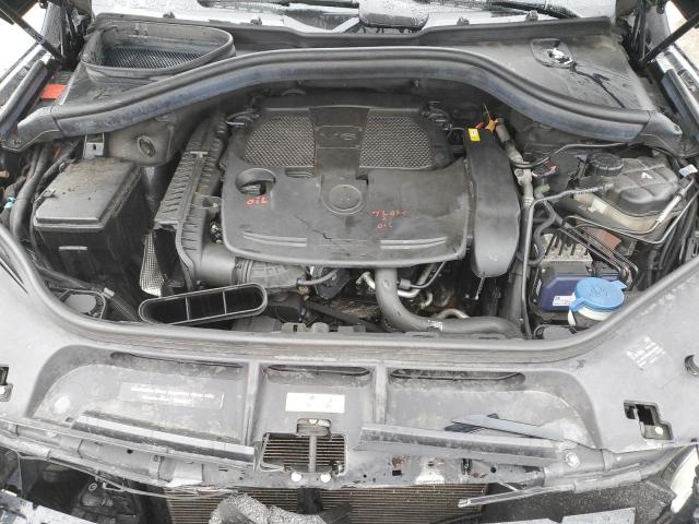 4JGDA5HB3FA592722 - 2015 MERCEDES-BENZ ML 350 4MATIC BLACK photo 12