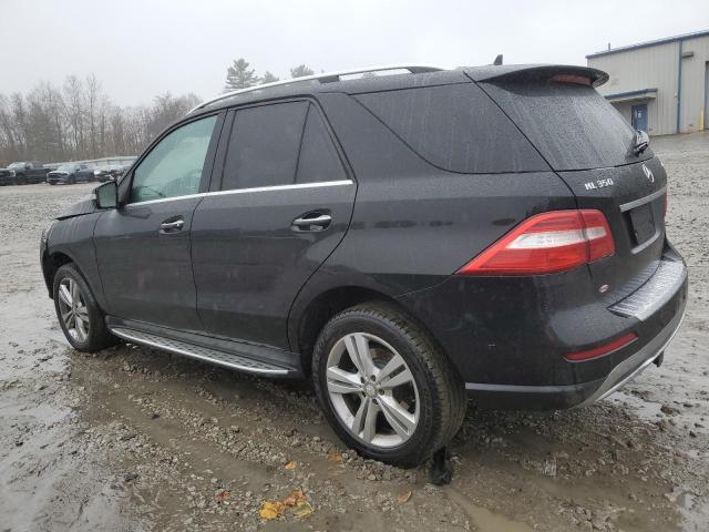 4JGDA5HB3FA592722 - 2015 MERCEDES-BENZ ML 350 4MATIC BLACK photo 2