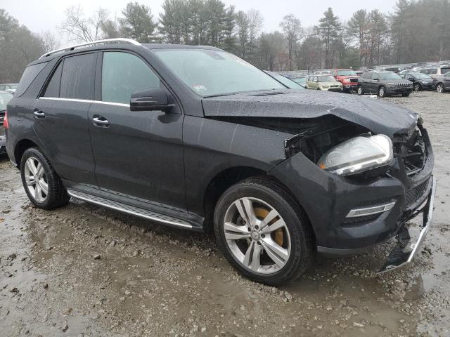 4JGDA5HB3FA592722 - 2015 MERCEDES-BENZ ML 350 4MATIC BLACK photo 4