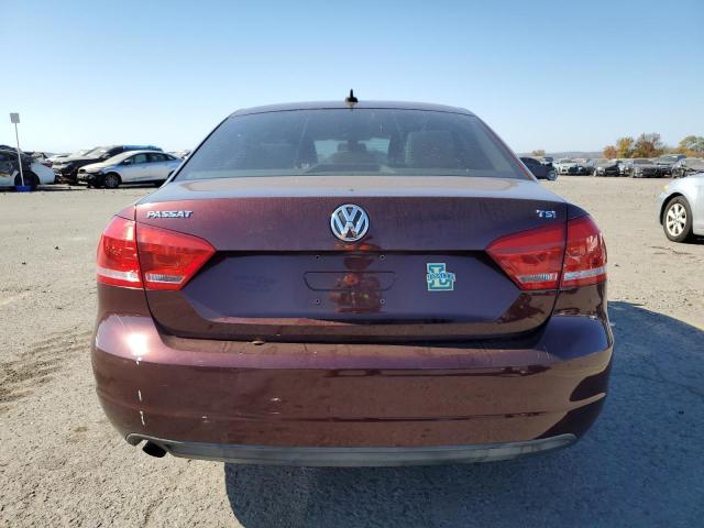 1VWAS7A3XEC104305 - 2014 VOLKSWAGEN PASSAT S BURGUNDY photo 6