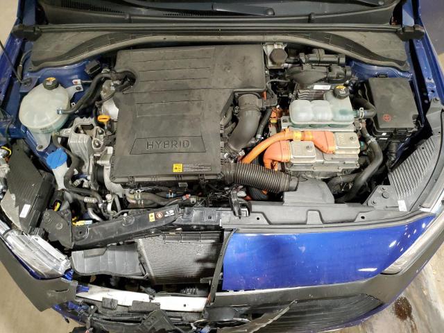 KMHC65LC7KU124725 - 2019 HYUNDAI IONIQ BLUE BLUE photo 11