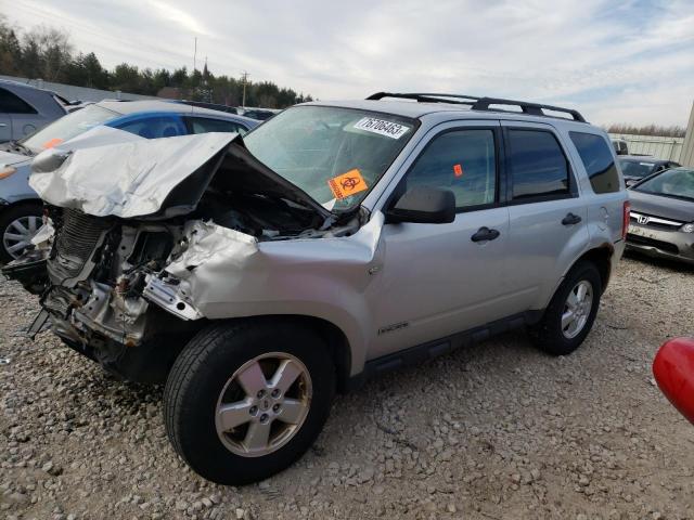 1FMCU03128KA75607 - 2008 FORD ESCAPE XLT SILVER photo 1