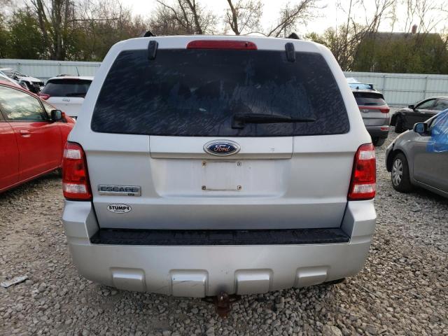 1FMCU03128KA75607 - 2008 FORD ESCAPE XLT SILVER photo 6