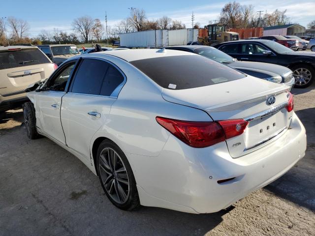 JN1BV7AR2FM406012 - 2015 INFINITI Q50 BASE WHITE photo 2