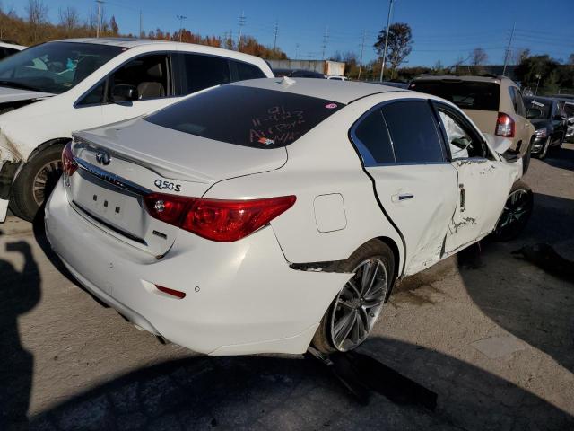 JN1BV7AR2FM406012 - 2015 INFINITI Q50 BASE WHITE photo 3